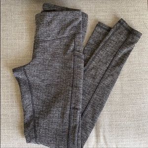 Champion brown/white herringbone pocket leggings S